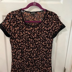Small Brown/gold and black shirt